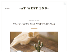 Tablet Screenshot of blog.atwestend.com